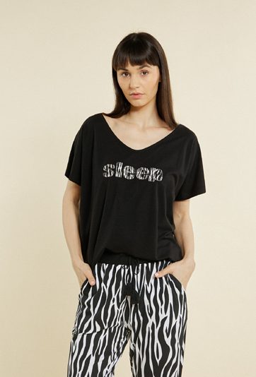 Koszulka od piżamy z bawełny