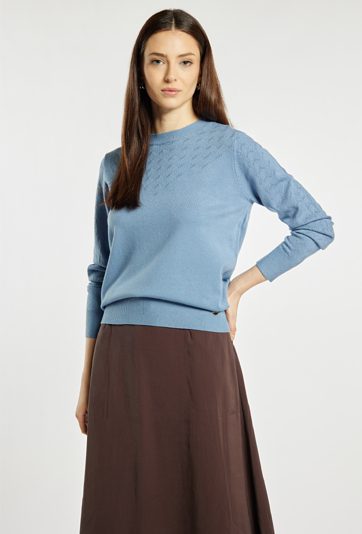 Sweter damski z wiskozą