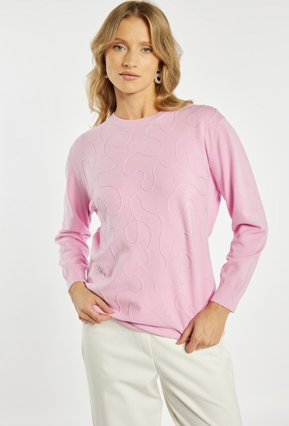 Sweter damski z wzorem