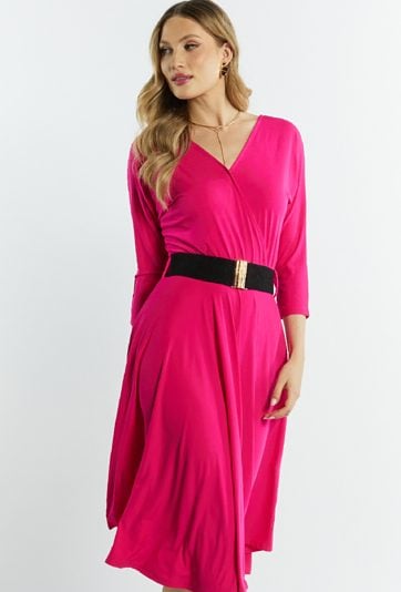 Sukienka damska z paskiem