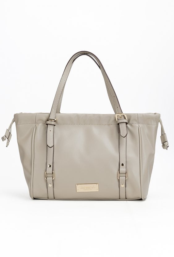 Torba damska z ozdobnymi paskami