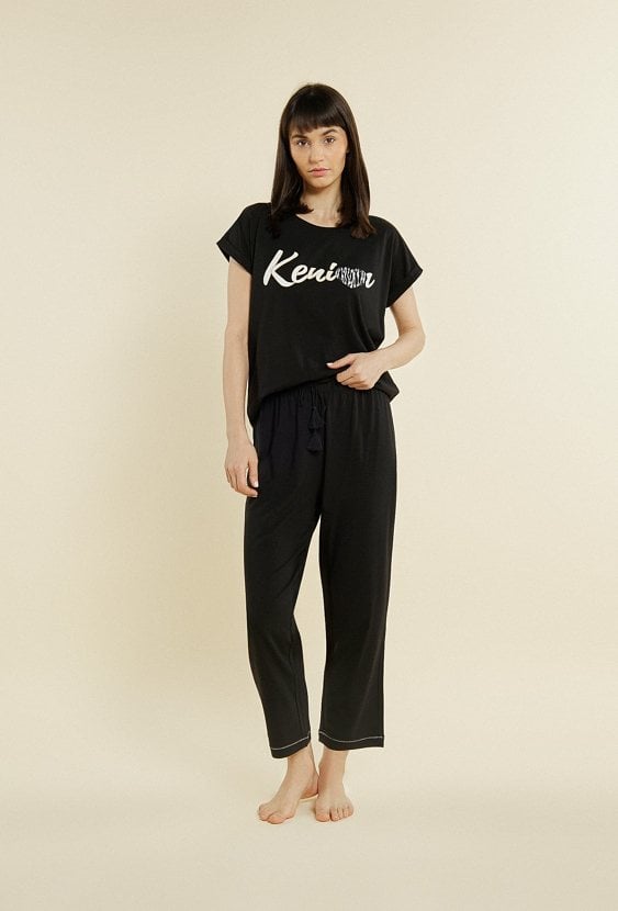 Spodnie od piżamy w czarnym kolorze