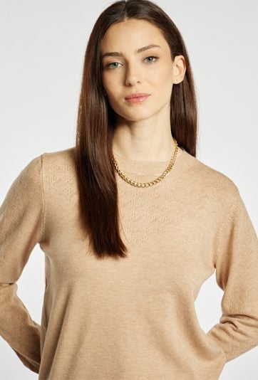 Sweter damski z wiskozą