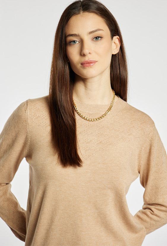 Sweter damski z wiskozą