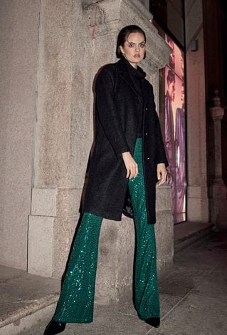 Zielone cekinowe dzwony