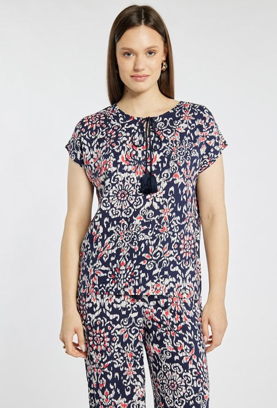 Bluzka damska z wzorem