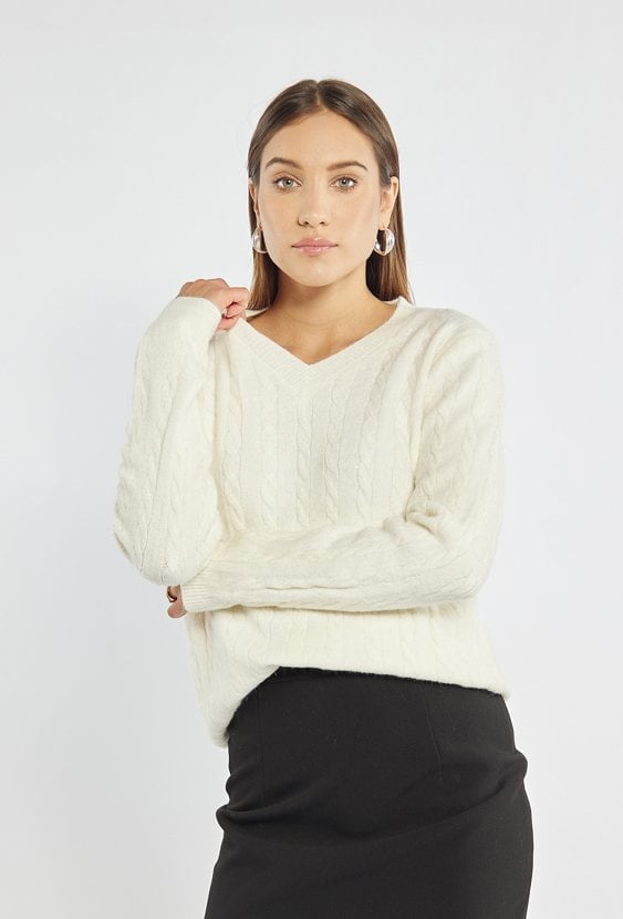 Sweter damski z połyskiem