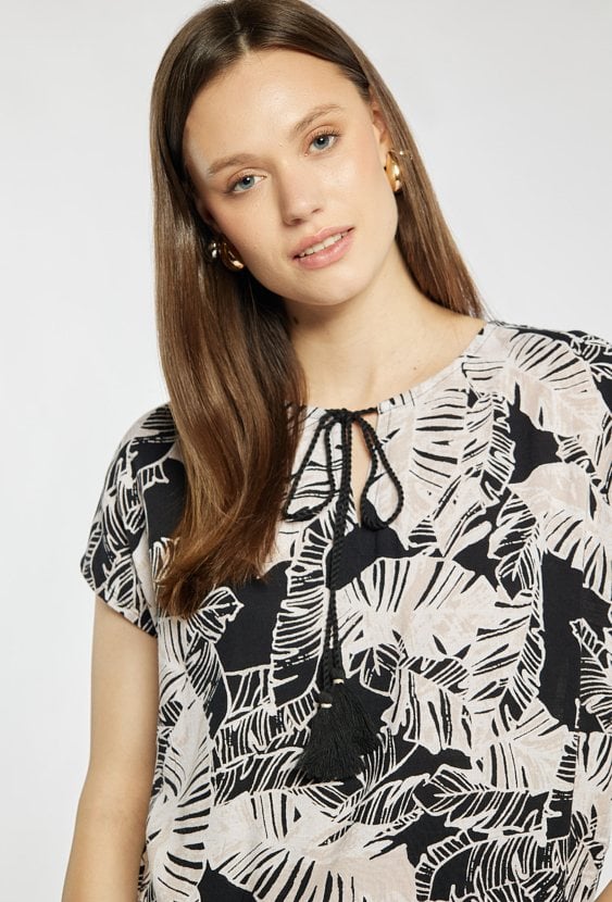 Bluzka damska z wzorem