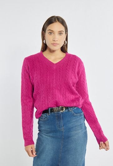 Sweter damski z połyskiem