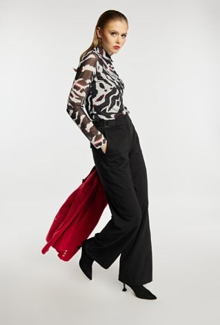 Wzorzysta koszula damska