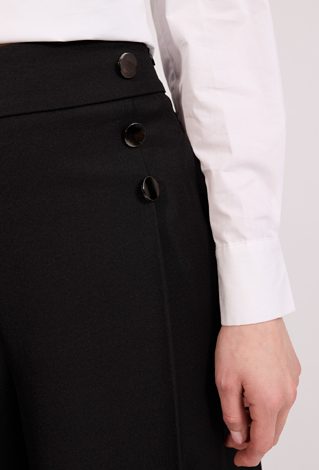 Eleganckie spodnie z szeroką nogawką