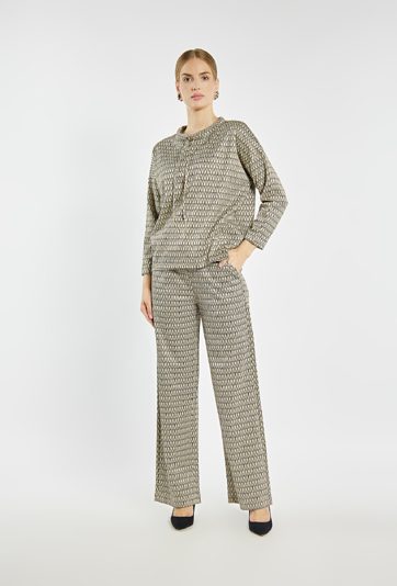 Wzorzysta bluza damska