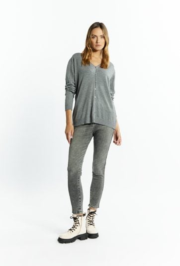 Sweter damski zapinany na guziki