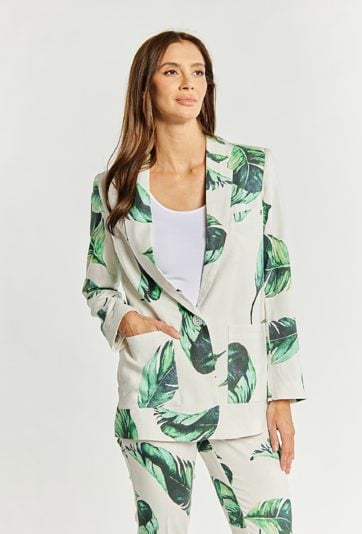 Marynarka z domieszką lnu