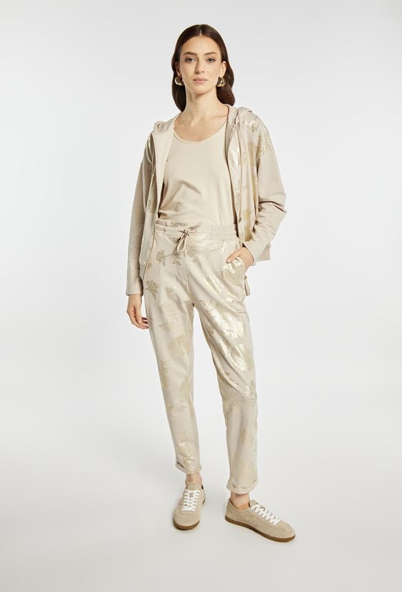 Spodnie dresowe z wzorem