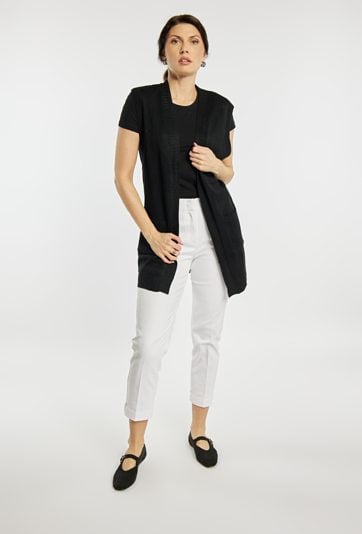 Kardigan damski z kieszeniami