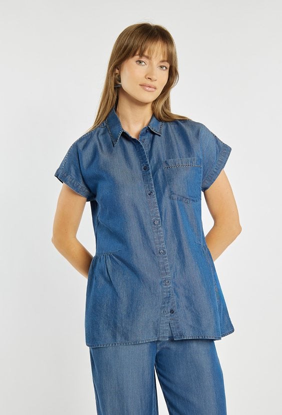 Damska koszula z lyocellu