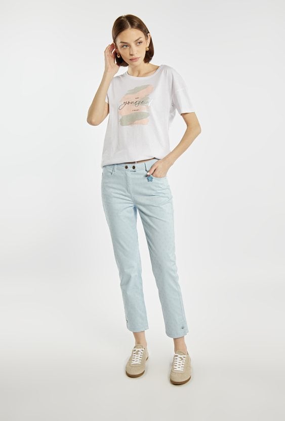 Spodnie z delikatny wzorem