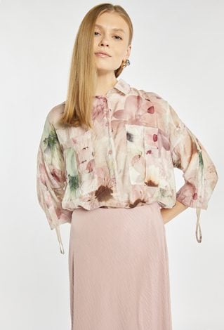 Bluzka w kwiatowy wzór