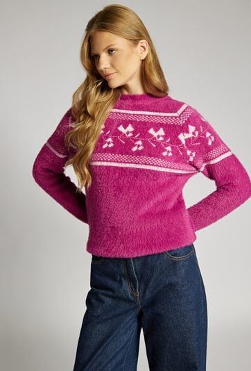 Sweter damski z wiskozą