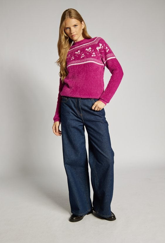 Sweter damski z wiskozą