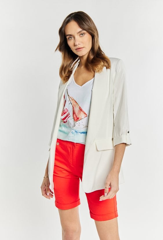 Wiskozowa marynarka damska