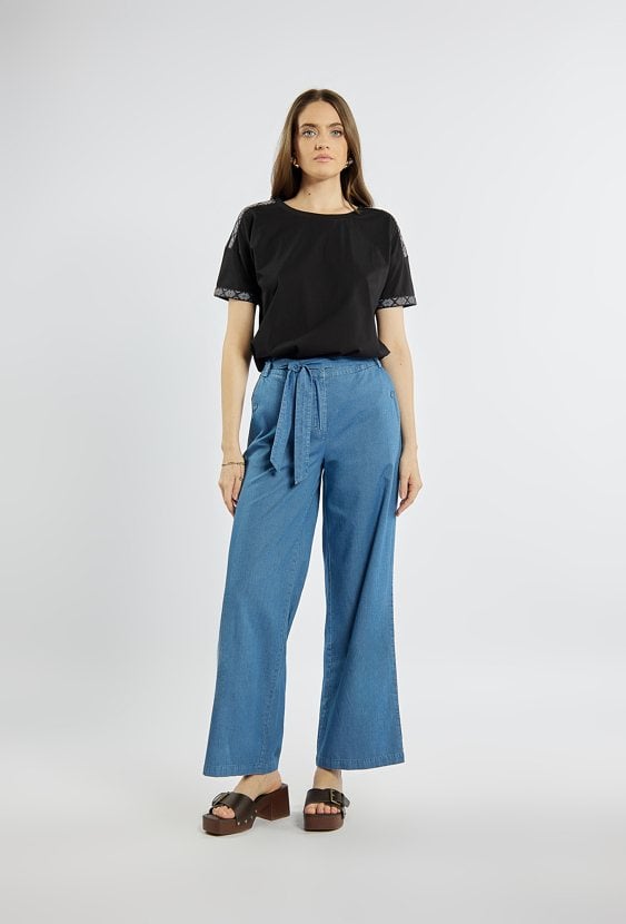 Jeansowe spodnie damskie