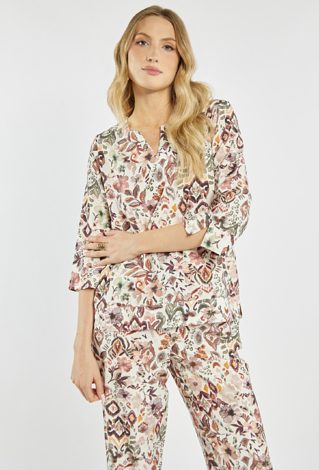 Bluzka w kwiatowy wzór