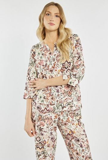 Bluzka w kwiatowy wzór