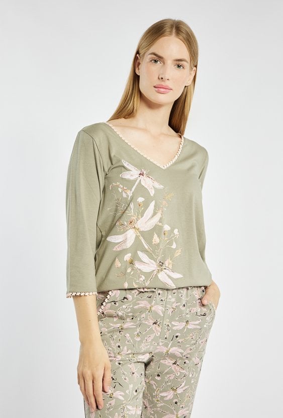 Koszulka od piżamy z wzorem