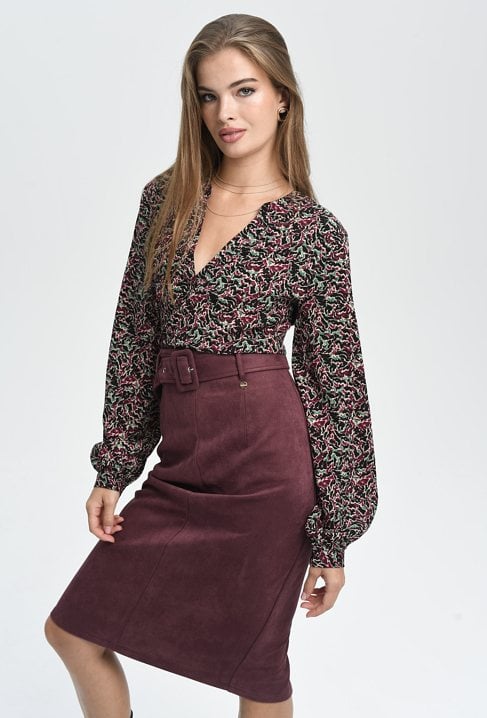 Bluzka w energetyczny wzór