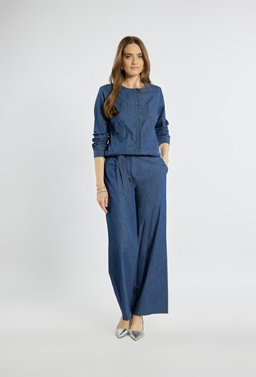 Jeansowe spodnie damskie