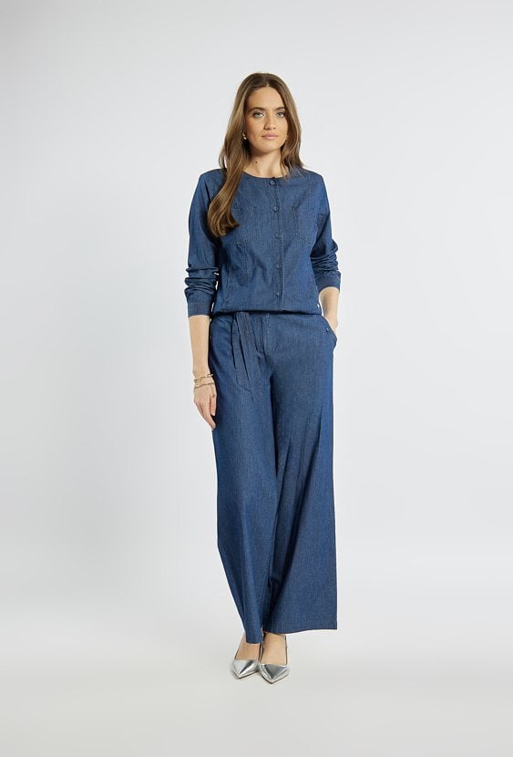 Jeansowe spodnie damskie