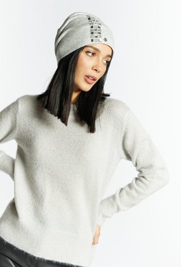 Czapka damska z dodatkiem wełny