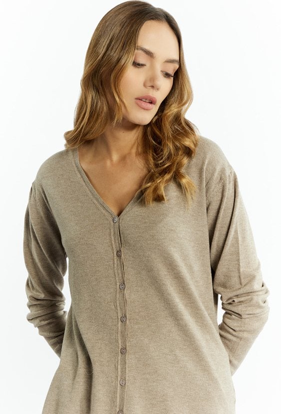 Sweter damski zapinany na guziki