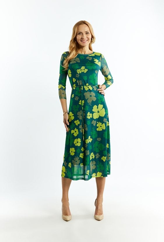 Sukienka damska w kwiatki