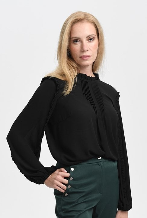 Bluzka z ozdobnym rękawem