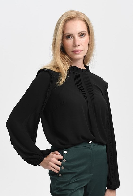 Bluzka z ozdobnym rękawem