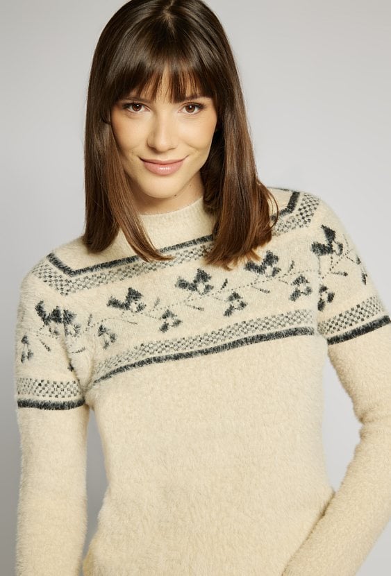 Sweter damski z wiskozą