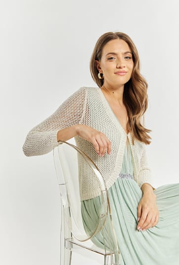 Bolerko damskie z cekinami