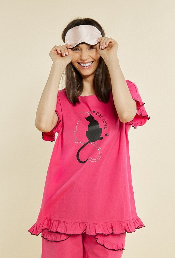 Koszulka od piżamy z nadrukiem