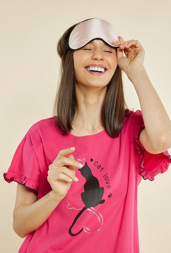 Koszulka od piżamy z nadrukiem