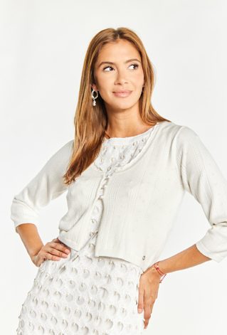 Krótki sweter damski