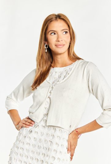 Krótki sweter damski