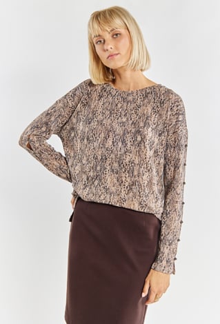 Bluzka damska z koralikami