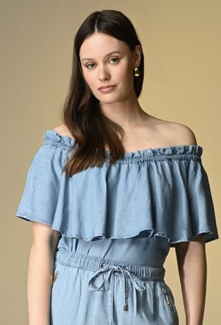 Bluzka typu hiszpanka z  lyocellu