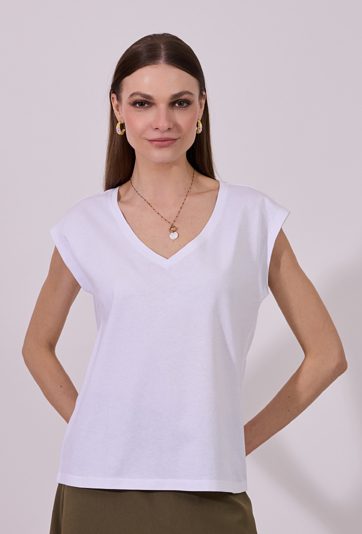 T-shirt z bawełny