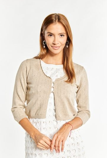 Krótki sweter damski