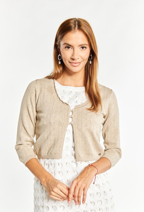 Krótki sweter damski