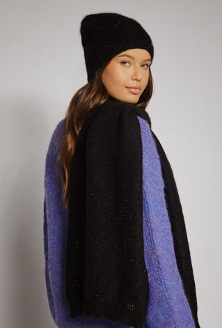 Szalik z delikatnym połyskiem